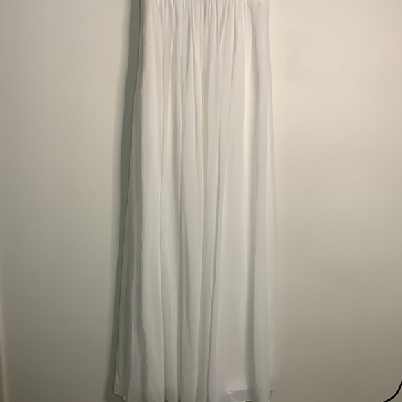 Lulu,s Ocean of Elegance Ivory Maxi Dress size S white - Picture 8 of 10